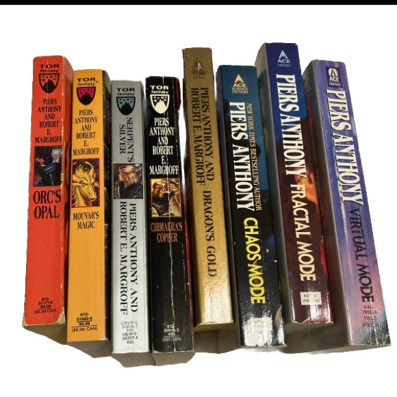 Lot 7-Piers Anthony Mode Series 3 Books, With Robert Margroff 5 Books PB - Picture 6 of 6